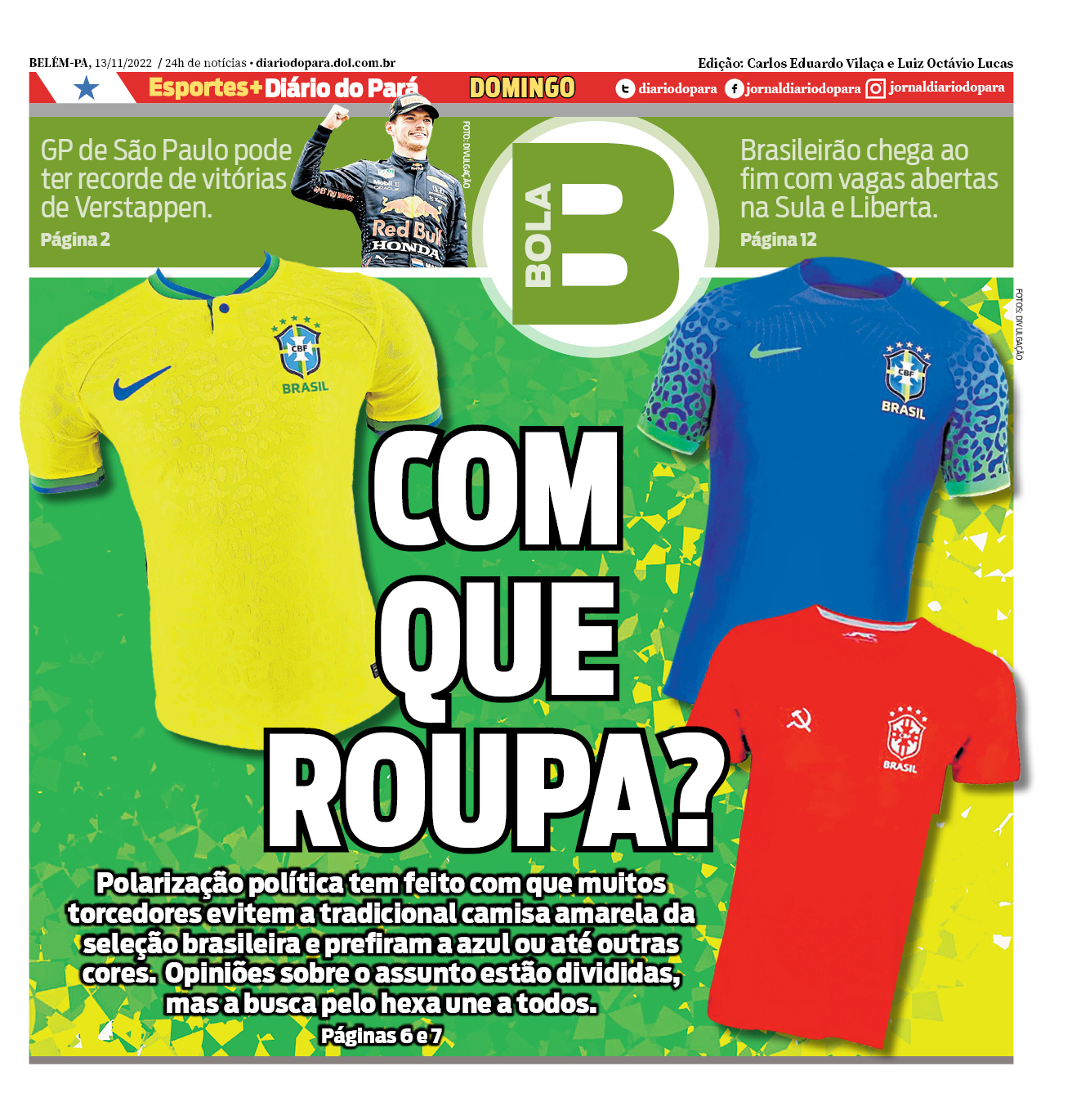 Fifa muda de ideia e Brasil estreará com roupa tradicional